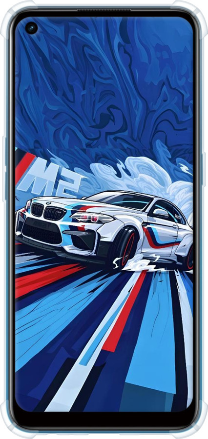 Силикон с усиленными углами чехол БМВ для Oppo A53 - 6292sp-568 изображение 