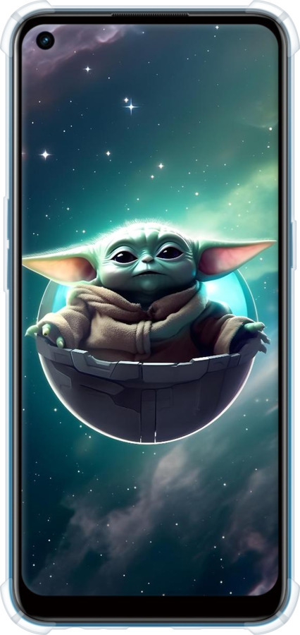 Силикон с усиленными углами чехол Малышь йода для Oppo A53 - 6294sp-568 изображение 