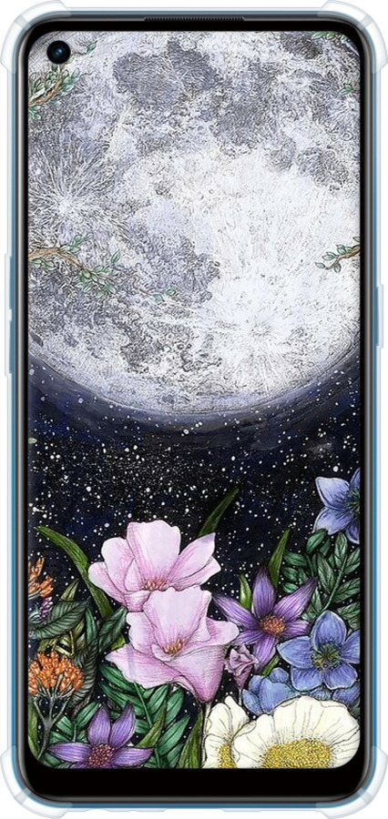 Силіконовий протиударний с посиленими кутами чехол Північ у саду II для Oppo A53 - 6424sp-568 изображение 