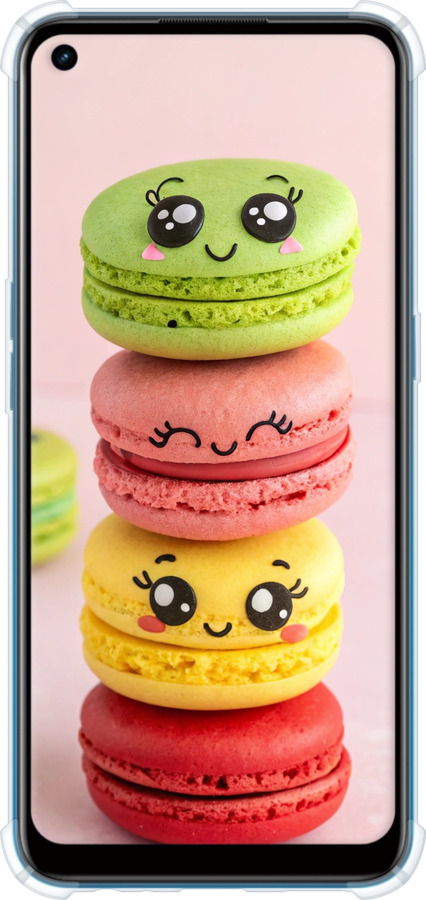 Силикон с усиленными углами чехол Печенье для Oppo A53 - 6693sp-568 изображение 