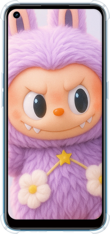 Силіконовий протиударний с посиленими кутами чехол Лабубу для Oppo A53 - 6708sp-568 изображение 