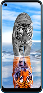 Силиконовый чехол Тигр для Oppo A53 - 6016u-568 изображение 