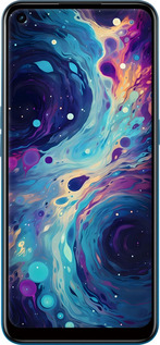 Силиконовый чехол Арт акварель для Oppo A53 - 6329u-568 изображение 