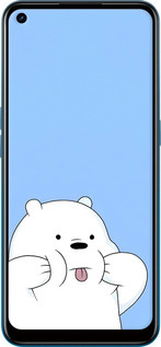 Силиконовый чехол Милый мишка для Oppo A53 - 6357u-568 изображение 