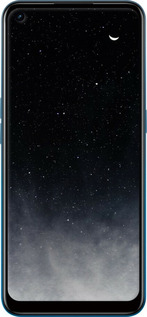Силиконовый чехол Сині хмари, Синій місяць для Oppo A53 - 6396u-568 изображение 