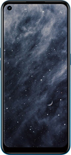 Силиконовый чехол Голубые облака, Голубая луна для Oppo A53 - 6398u-568 изображение 
