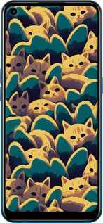 Силіконовий чехол Із зображенням котиків для Oppo A53 - 6429u-568 изображение 