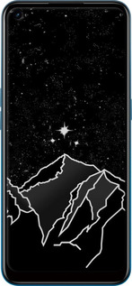 Силиконовый чехол Минималистический горный пейзаж для Oppo A53 - 6438u-568 изображение 