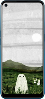 Силиконовый чехол Привидение для Oppo A53 - 6492u-568 изображение 