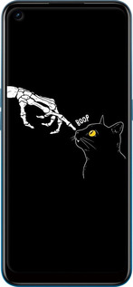 Силиконовый чехол Кошка для Oppo A53 - 6505u-568 изображение 
