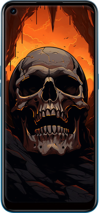 Силіконовий чехол Черв пещері для Oppo A53 - 5959u-568 изображение 