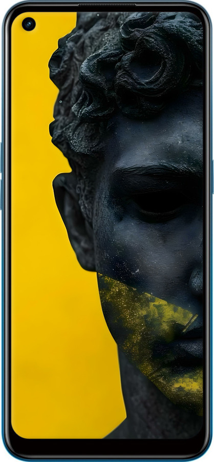 Силіконовий чехол Статуя арт для Oppo A53 - 6330u-568 изображение 