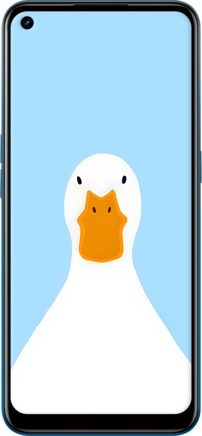 Силіконовий чехол Гусак для Oppo A53 - 6350u-568 изображение 