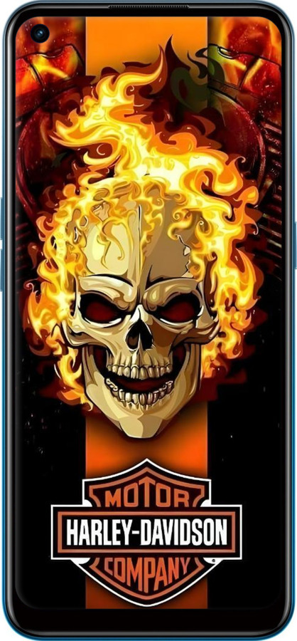 Силиконовый чехол Харлей девидсон для Oppo A53 - 6370u-568 изображение 