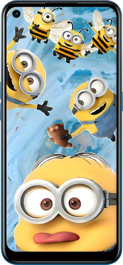 Силіконовий чехол Миньоны для Oppo A53 - 6386u-568 изображение 