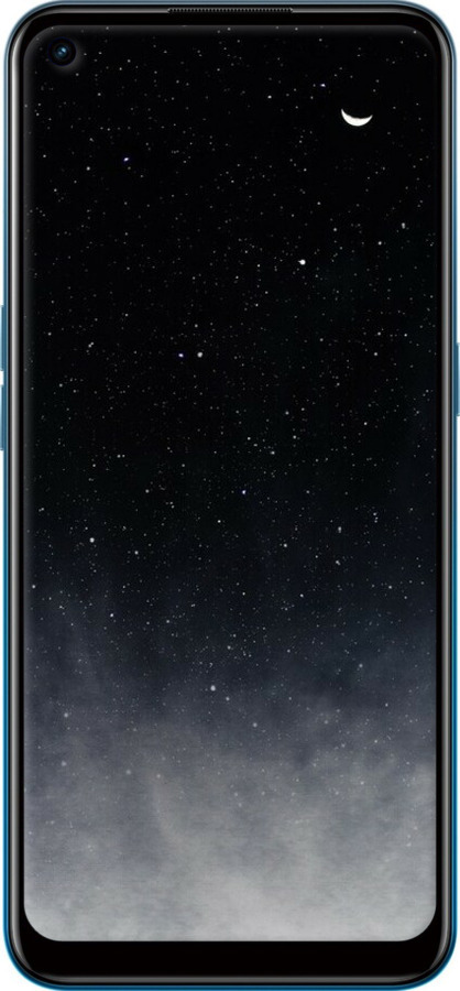 Силиконовый чехол Сині хмари, Синій місяць для Oppo A53 - 6396u-568 изображение 