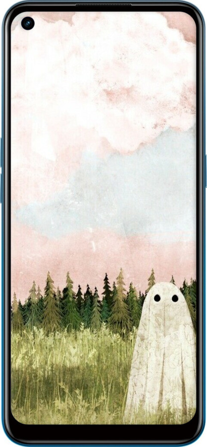 Силиконовый чехол Привидение для Oppo A53 - 6401u-568 изображение 