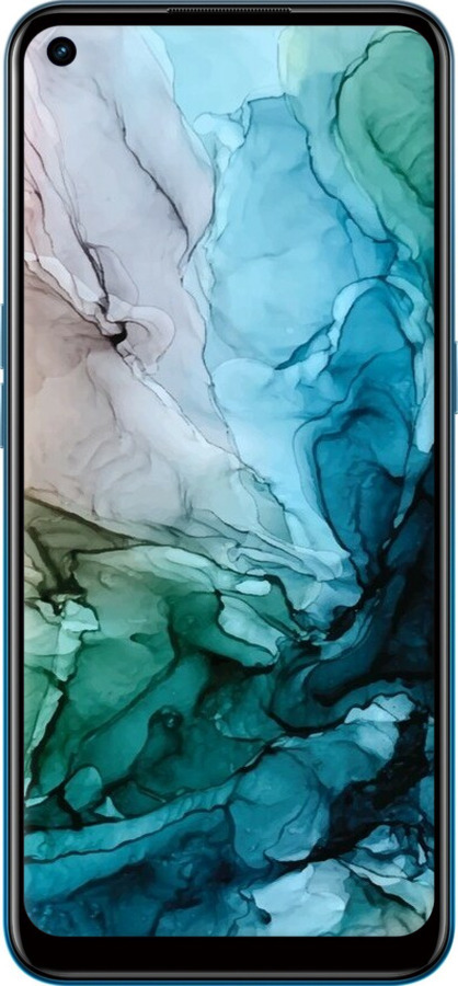 Силіконовий чехол З абстрактним малюнком барвисті Солоні береги для Oppo A53 - 6405u-568 изображение 