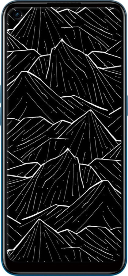 Силіконовий чехол Із зображенням Темних гір для Oppo A53 - 6489u-568 изображение 
