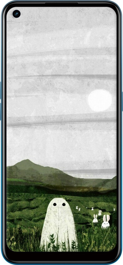 Силиконовый чехол Привидение для Oppo A53 - 6492u-568 изображение 