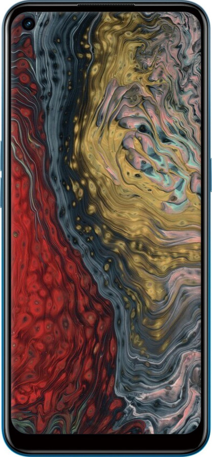 Силіконовий чехол Із зображенням абстрактного живопису для Oppo A53 - 6530u-568 изображение 