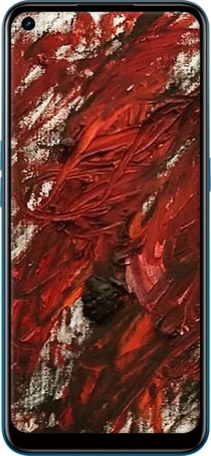 Силиконовый чехол Абстрактная композиция в красных тонах для Oppo A53 - 6541u-568 изображение 