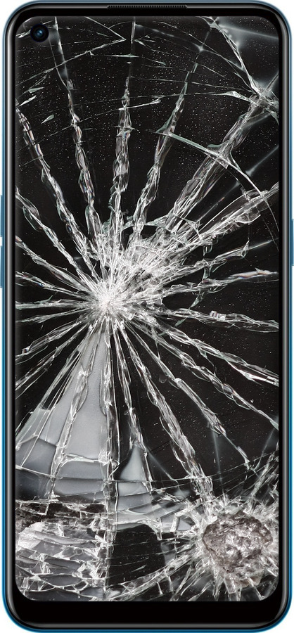 Силиконовый чехол Glass для Oppo A53 - 6608u-568 изображение 