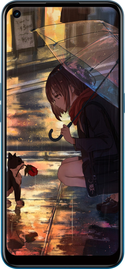Силиконовый чехол Anime для Oppo A53 - 6609u-568 изображение 