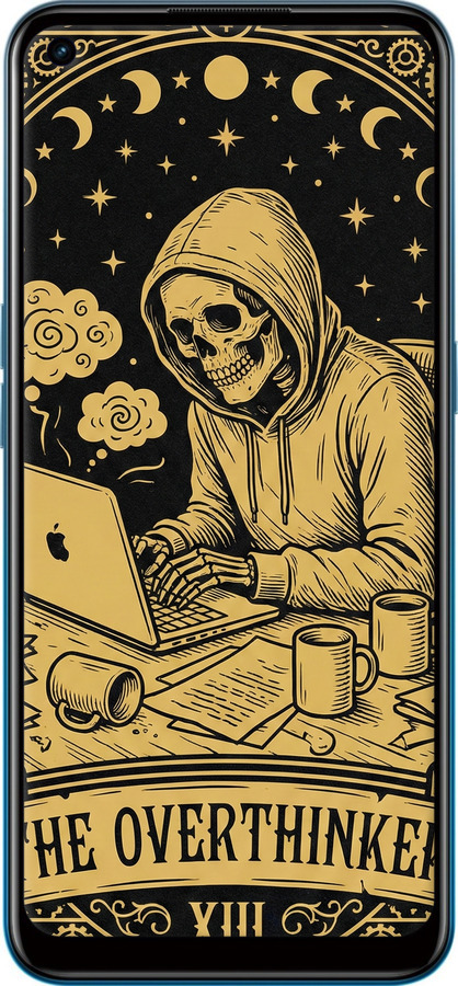 Силиконовый чехол The Overthinker для Oppo A53 - 6774u-568 изображение 