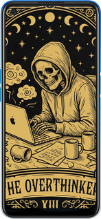 TPU чехол The Overthinker для Oppo A54 - 6774b-2306 изображение 