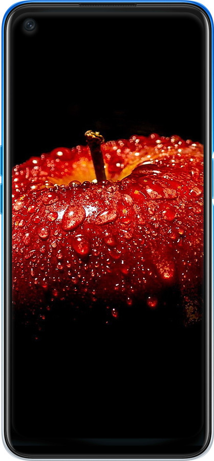 TPU чехол Яблуко для Oppo A54 - 6022b-2306 изображение 