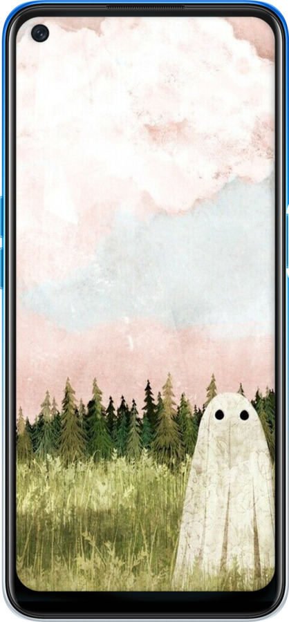 TPU чехол Привидение для Oppo A54 - 6401b-2306 изображение 
