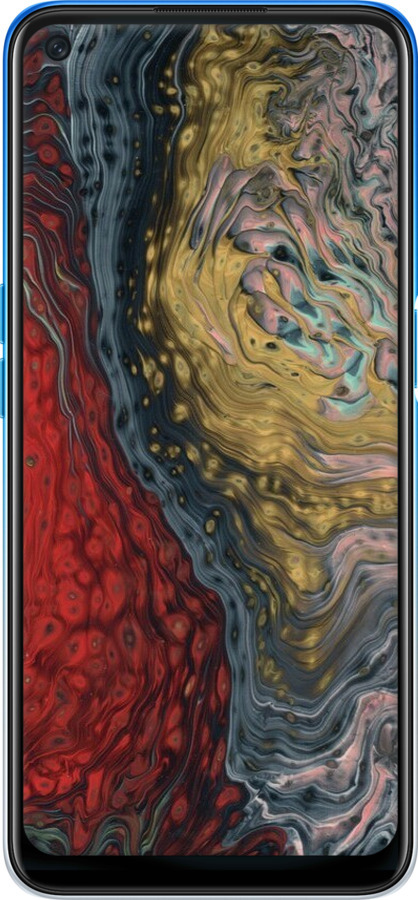 TPU чехол С изображением абстрактной живописи для Oppo A54 - 6530b-2306 изображение 