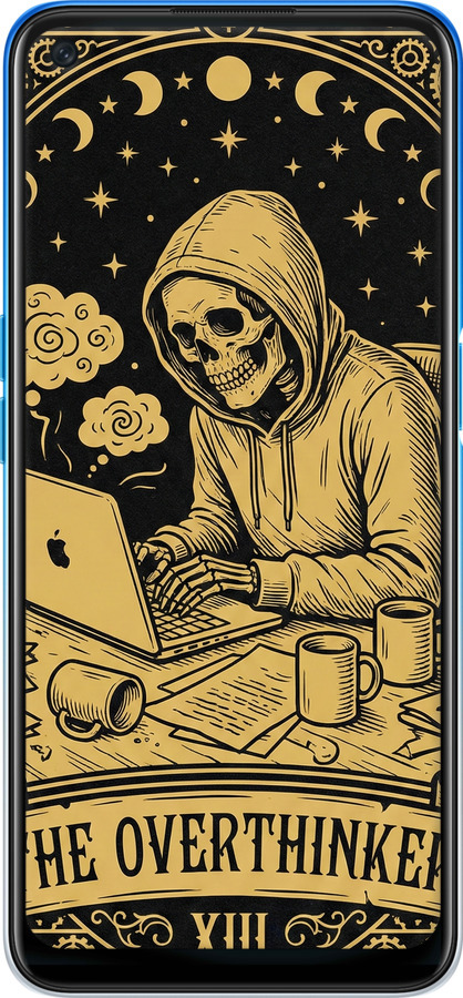 TPU чехол The Overthinker для Oppo A54 - 6774b-2306 изображение 