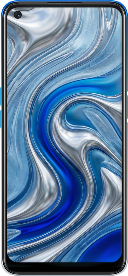 TPU чехол Liquid Chrome для Oppo A54 - 6781b-2306 изображение 