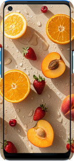 3D пластиковый матовый чехол Фрукты 3 для Oppo A54 - 6703m-2306 изображение 