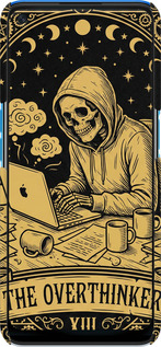 3D пластиковий матовий чехол The Overthinker для Oppo A54 - 6774m-2306 изображение 