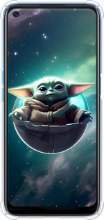 Силіконовий протиударний с посиленими кутами чехол Малышь йода для Oppo A54 - 6294sp-2306 изображение 