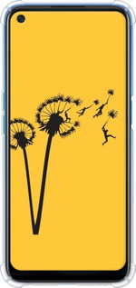 Силикон с усиленными углами чехол Минимализм одуванчики для Oppo A54 - 6449sp-2306 изображение 