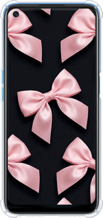 Силіконовий протиударний с посиленими кутами чехол Coquette Ribbons Dark Coquette для Oppo A54 - 6767sp-2306 изображение 