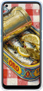 Силіконовий протиударний с посиленими кутами чехол Vintage Sardine Tin Phone для Oppo A54 - 6772sp-2306 изображение 