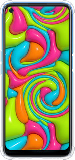 Силикон с усиленными углами чехол Y2K Jelly Dream для Oppo A54 - 6780sp-2306 изображение 