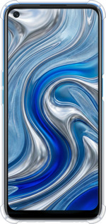 Силіконовий протиударний с посиленими кутами чехол Liquid Chrome для Oppo A54 - 6781sp-2306 изображение 