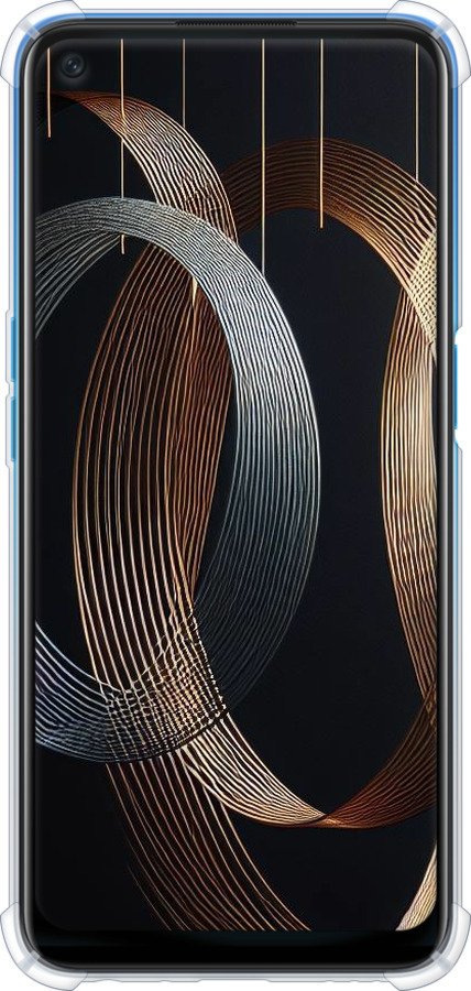 Силикон с усиленными углами чехол Симфония для Oppo A54 - 5835sp-2306 изображение 