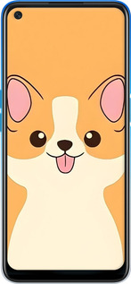 2D пластиковый чехол Милый пес для Oppo A54 - 6296t-2306 изображение 