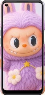 3D пластиковий матовий чехол Лабубу для Oppo A55 - 6708m-2273 изображение 