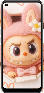 3D пластиковий матовий чехол Лабубу 2 для Oppo A55 - 6710m-2273 изображение 