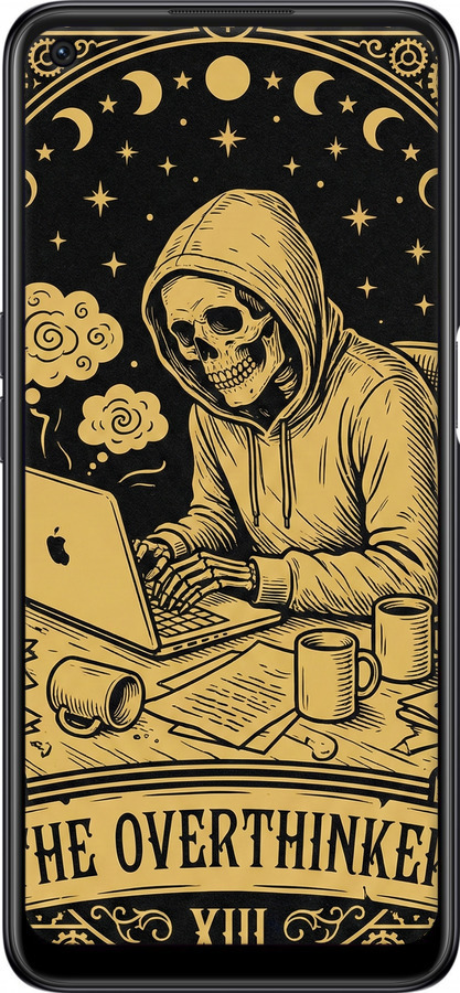 Силиконовый чехол The Overthinker для Oppo A55 - 6774u-2273 изображение 