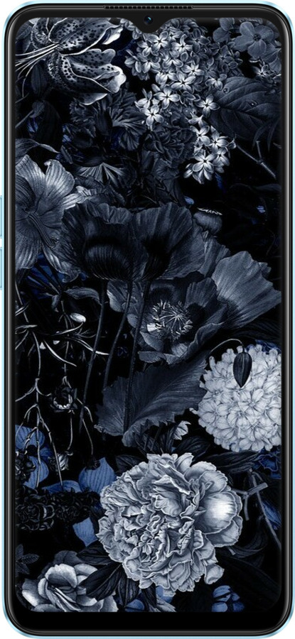 TPU чехол Абстрактный цветочный рисунок в синих тонах для Oppo A57s - 6539b-2931 изображение 