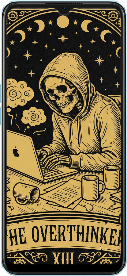 TPU чехол The Overthinker для Oppo A57s - 6774b-2931 изображение 